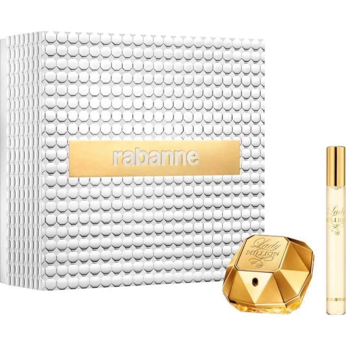 Paco Rabanne Set Lady Million Eau De Parfum para Mujer de 50 ml y 10 ml Paco Rabanne Set Lady Million Eau De Parfum para Mujer de 50 ml y 10 ml
